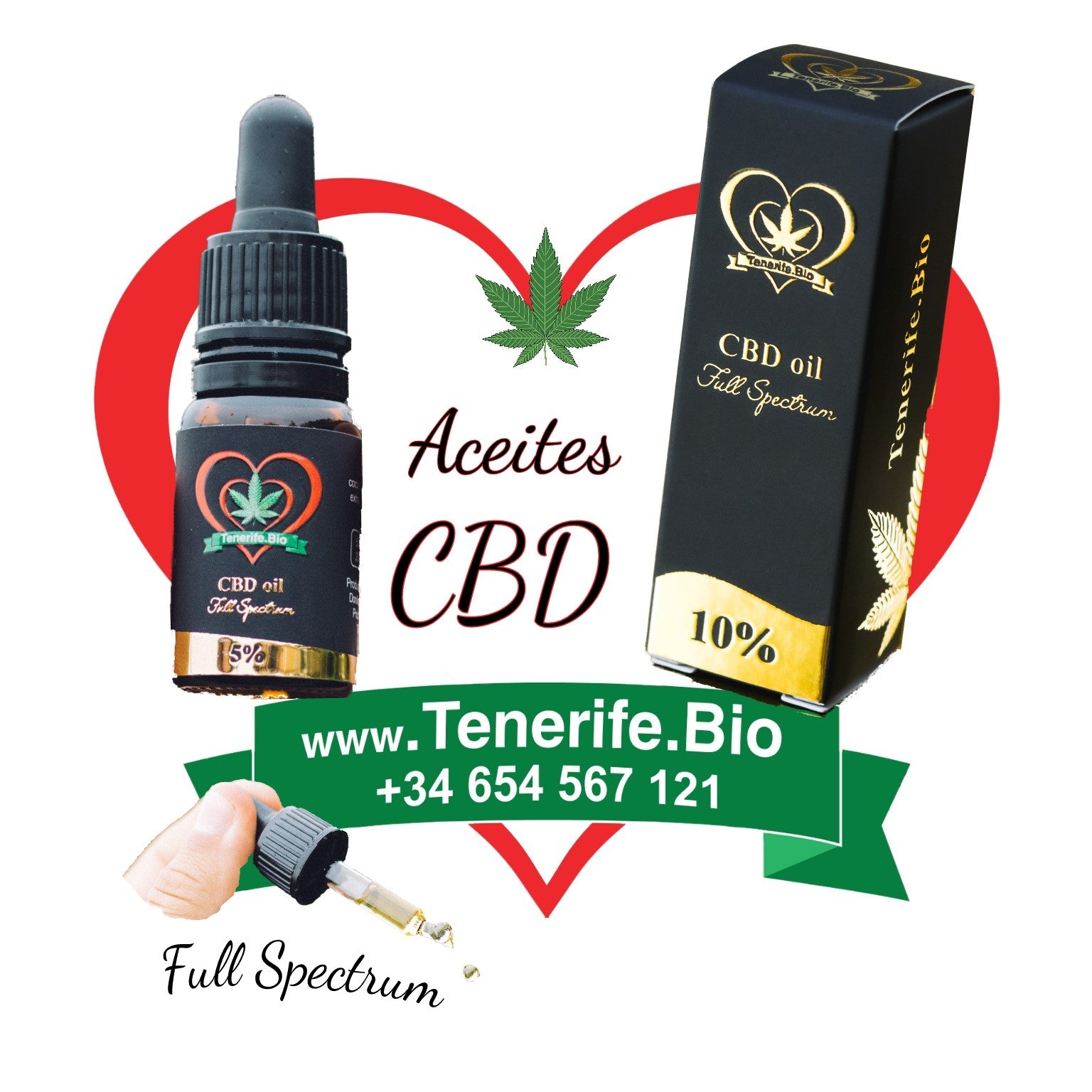 Descubre todos los Aceites CBD de Canarias