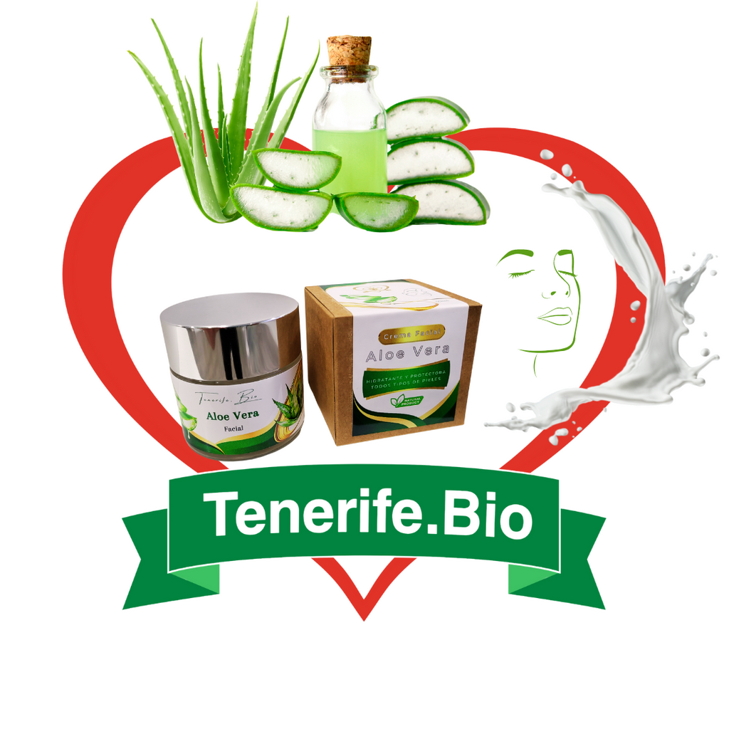 Crema Facial Aloe Vera Puro (Hidrata y Protege)