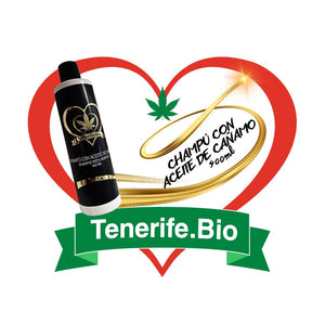 Champu con Aceite de Canamo Tenerife.Bio