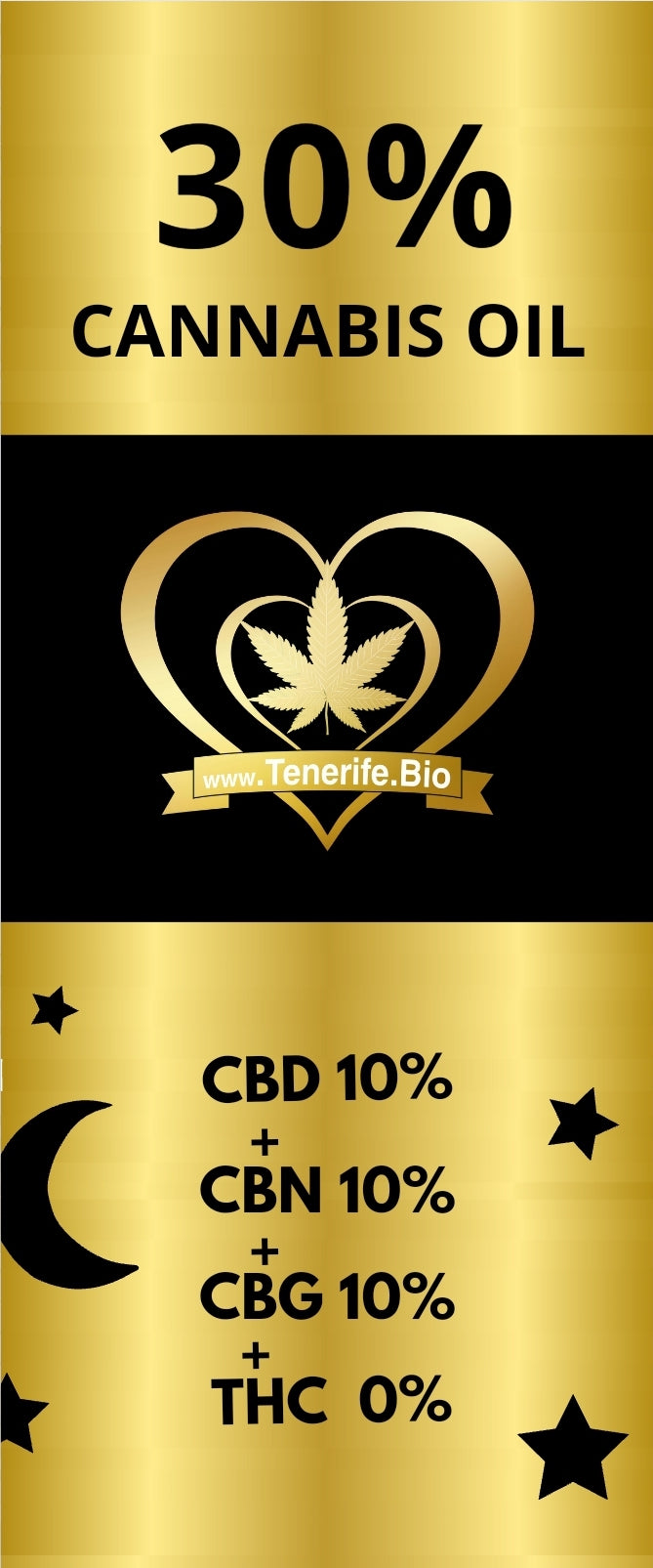 30% Aceite Cannabis (10% CBD + 10% CBN + 10% CBG)