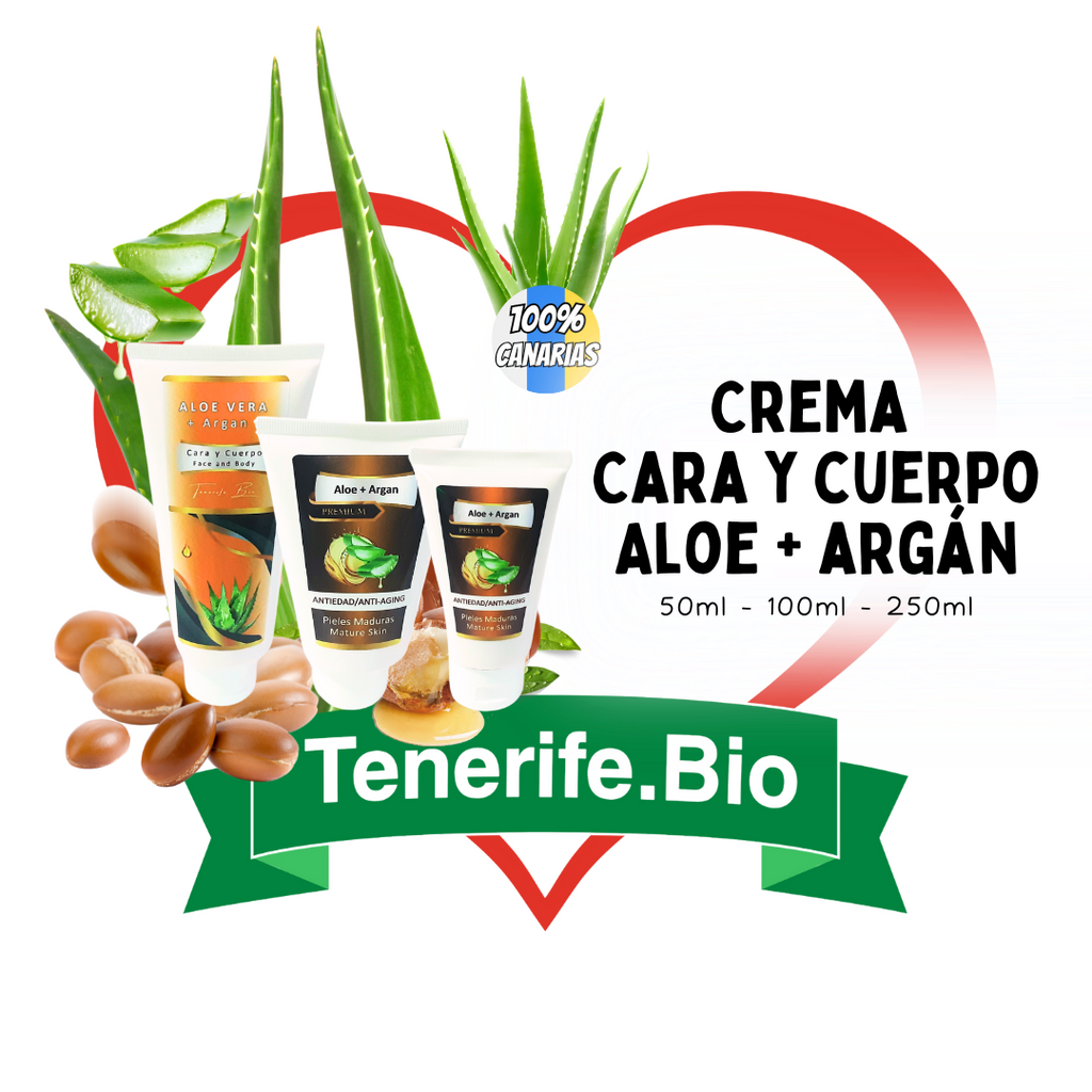 Crema Cara y Cuerpo Aloe + Argán