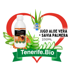 Jugo Aloe Vera+ Savia Palmera Penca Zabila 250ml