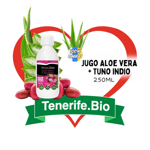 Jugo Puro Aloe +Tuno Indio Penca Zabila 250ml