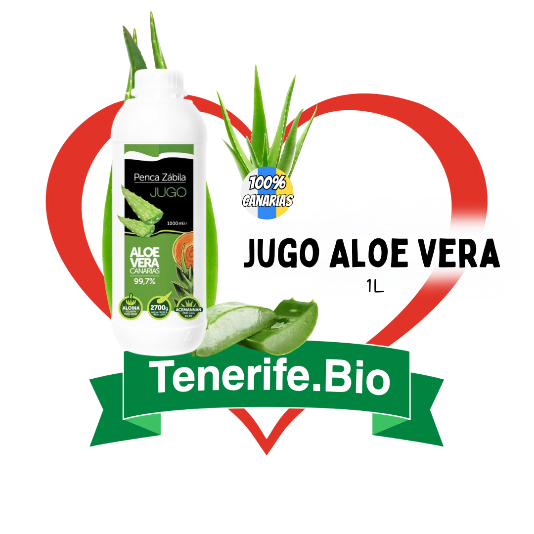 Jugo Aloe Vera Puro 1L 99,7% – Tenerife.Bio Cannabis Legal Shop CBD