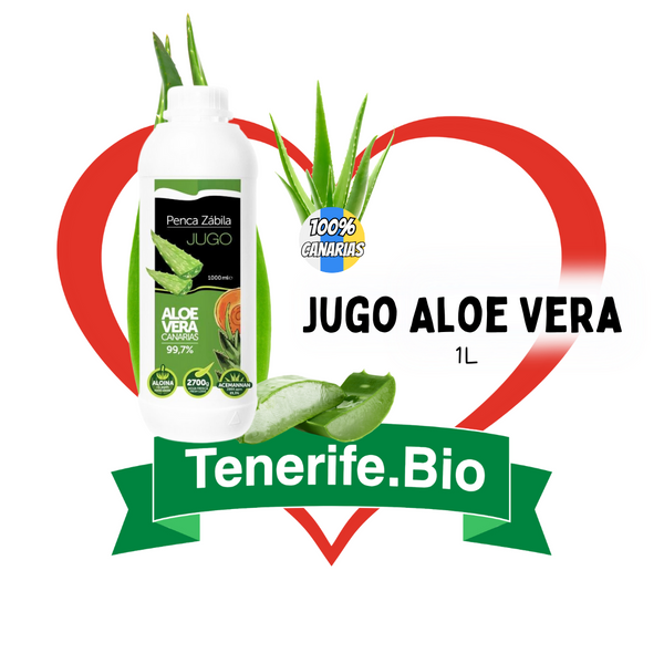 Jugo Aloe Vera Puro 1L 99,7% – Tenerife.Bio Cannabis Legal Shop CBD