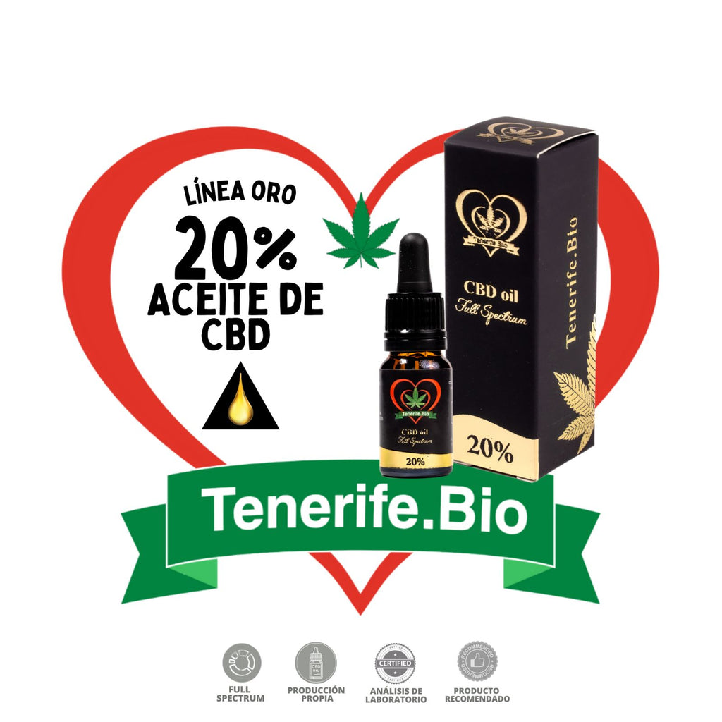 Aceite CBD 20% full spectrum (Linea Oro)