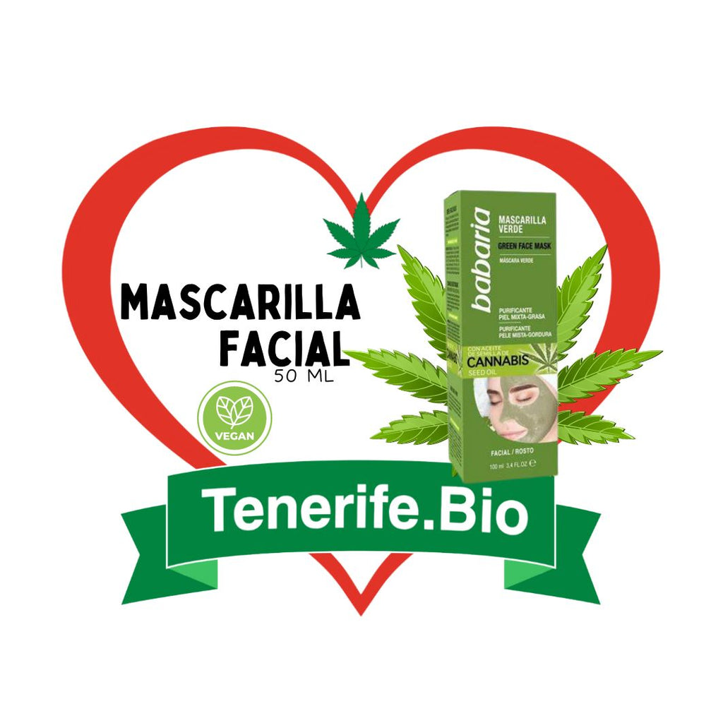 Mascarilla Facial Purificante Cannabis 100% Vegano